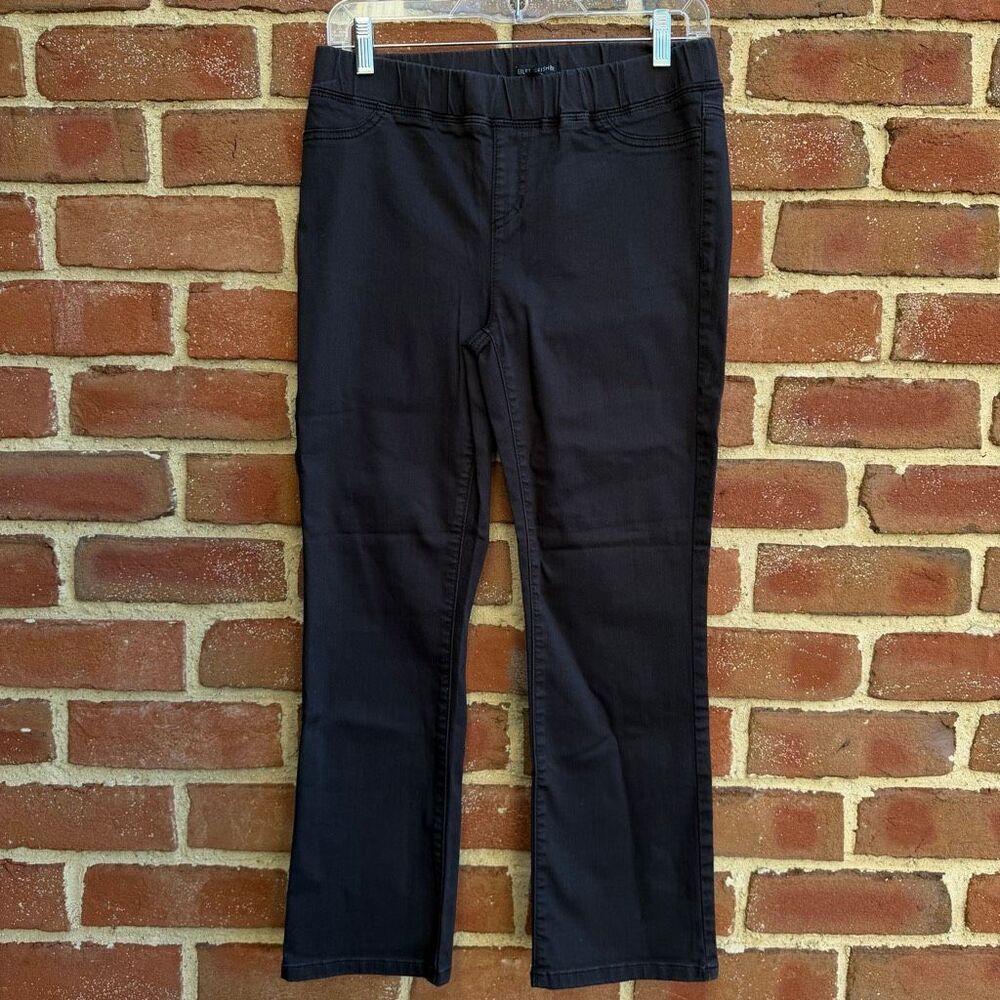 Eileen Fisher Womens Garment-Dyed Organic Cotton Pull On Jeggings Black XXS NEW